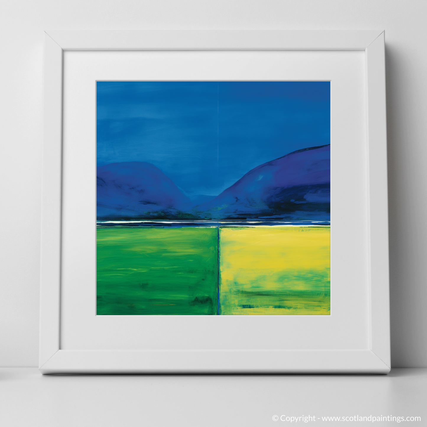 Loch Earn Serenity: A Color Field Exploration