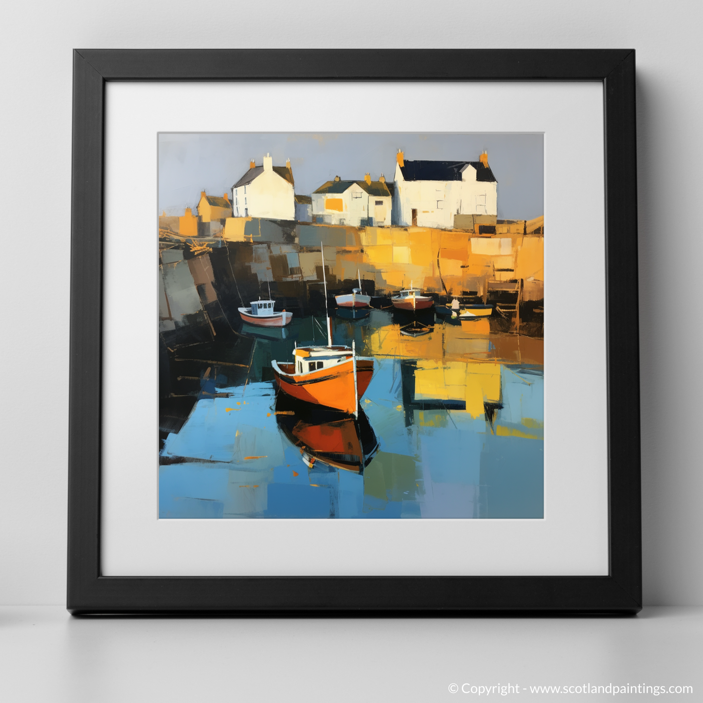 Golden Hour Serenity at Crail Harbour