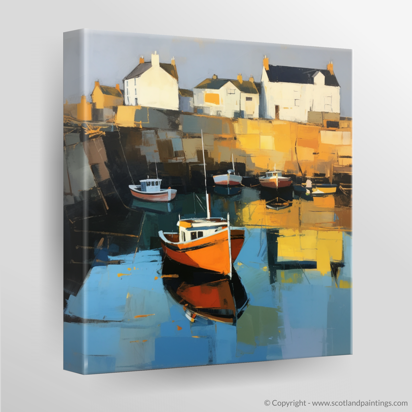 Golden Hour Serenity at Crail Harbour