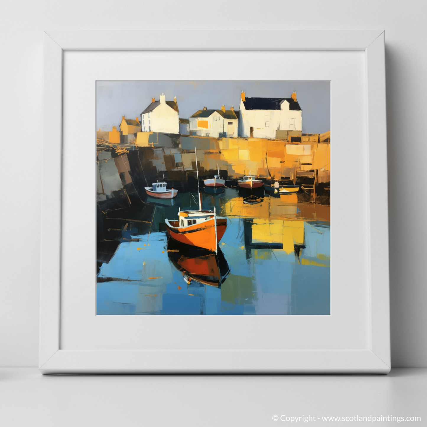 Golden Hour Serenity at Crail Harbour