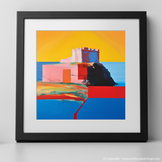 Tantallon Castle Reimagined: A Colour Field Ode to Scottish Majesty