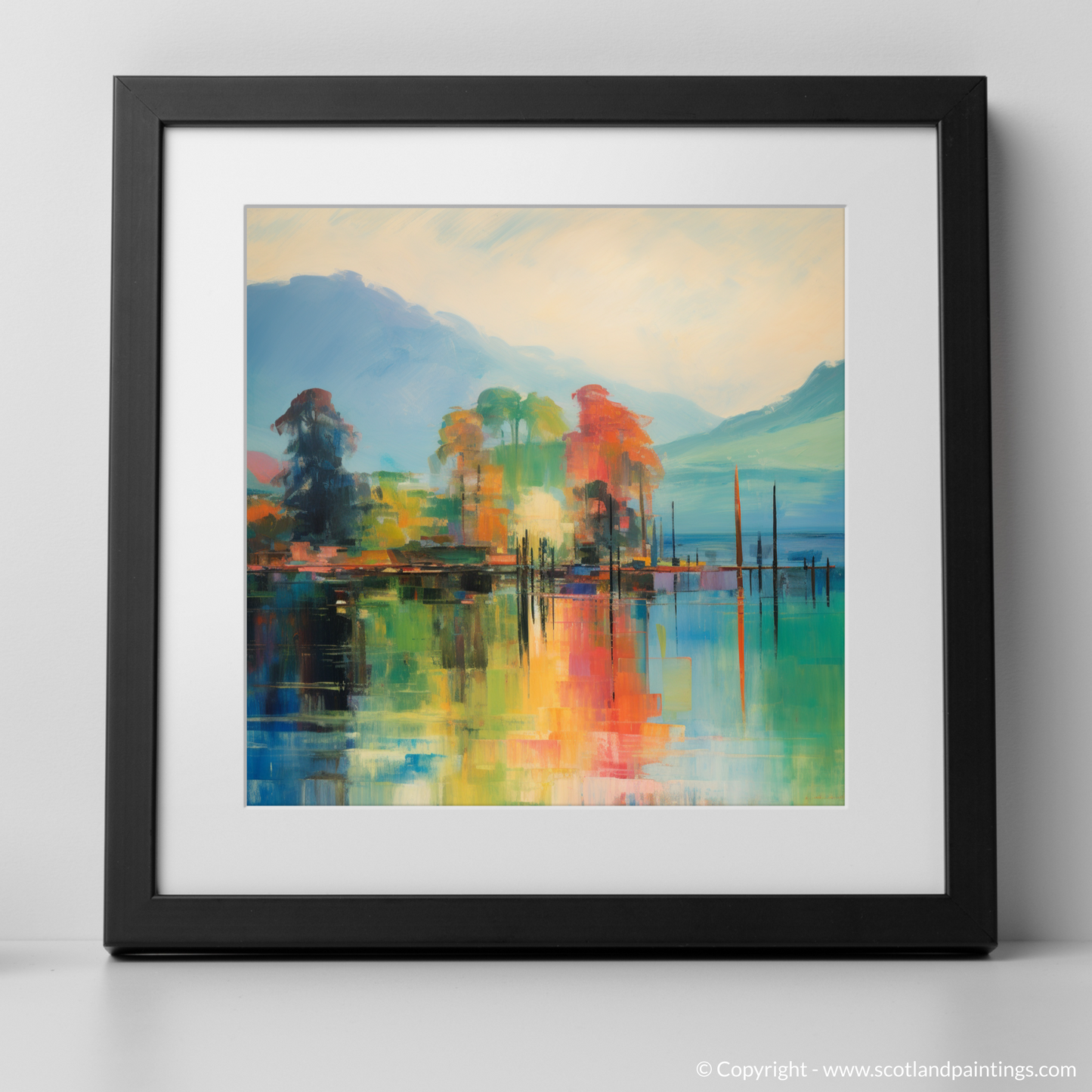 Luss Serenity: A Colour Field Tribute to Loch Lomond