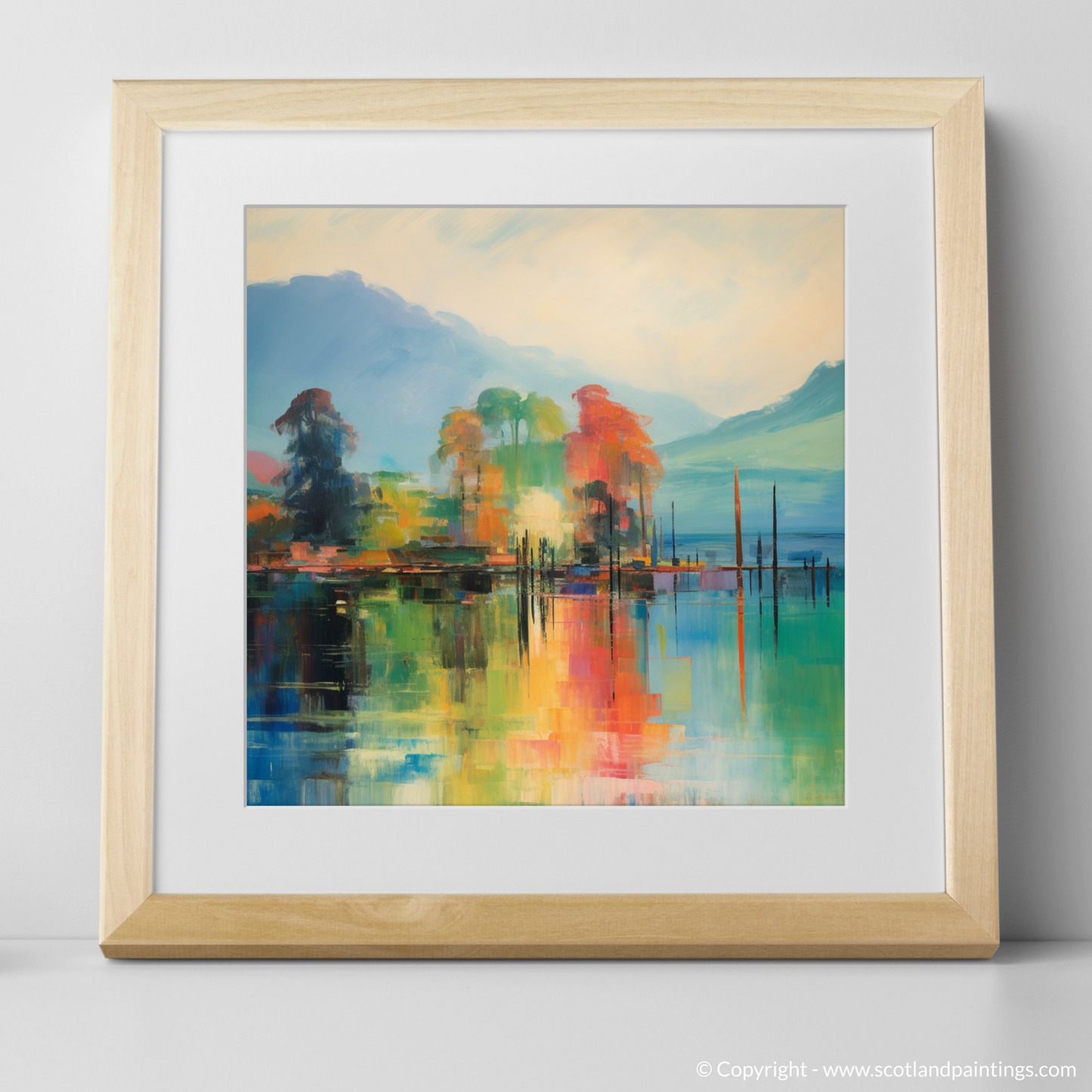 Luss Serenity: A Colour Field Tribute to Loch Lomond