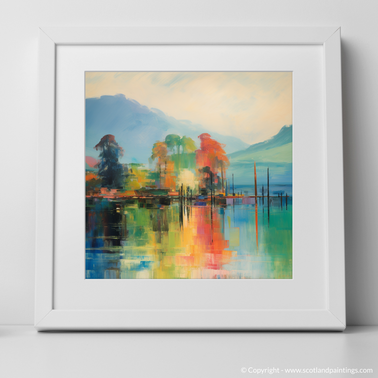 Luss Serenity: A Colour Field Tribute to Loch Lomond