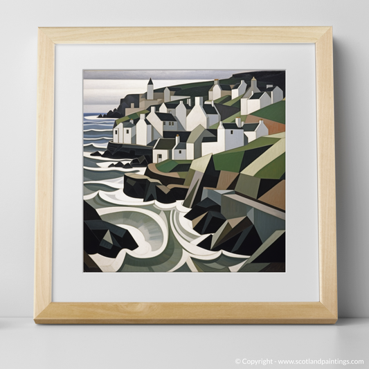 Pennan Reimagined: A Cubist Ode to Scottish Charm