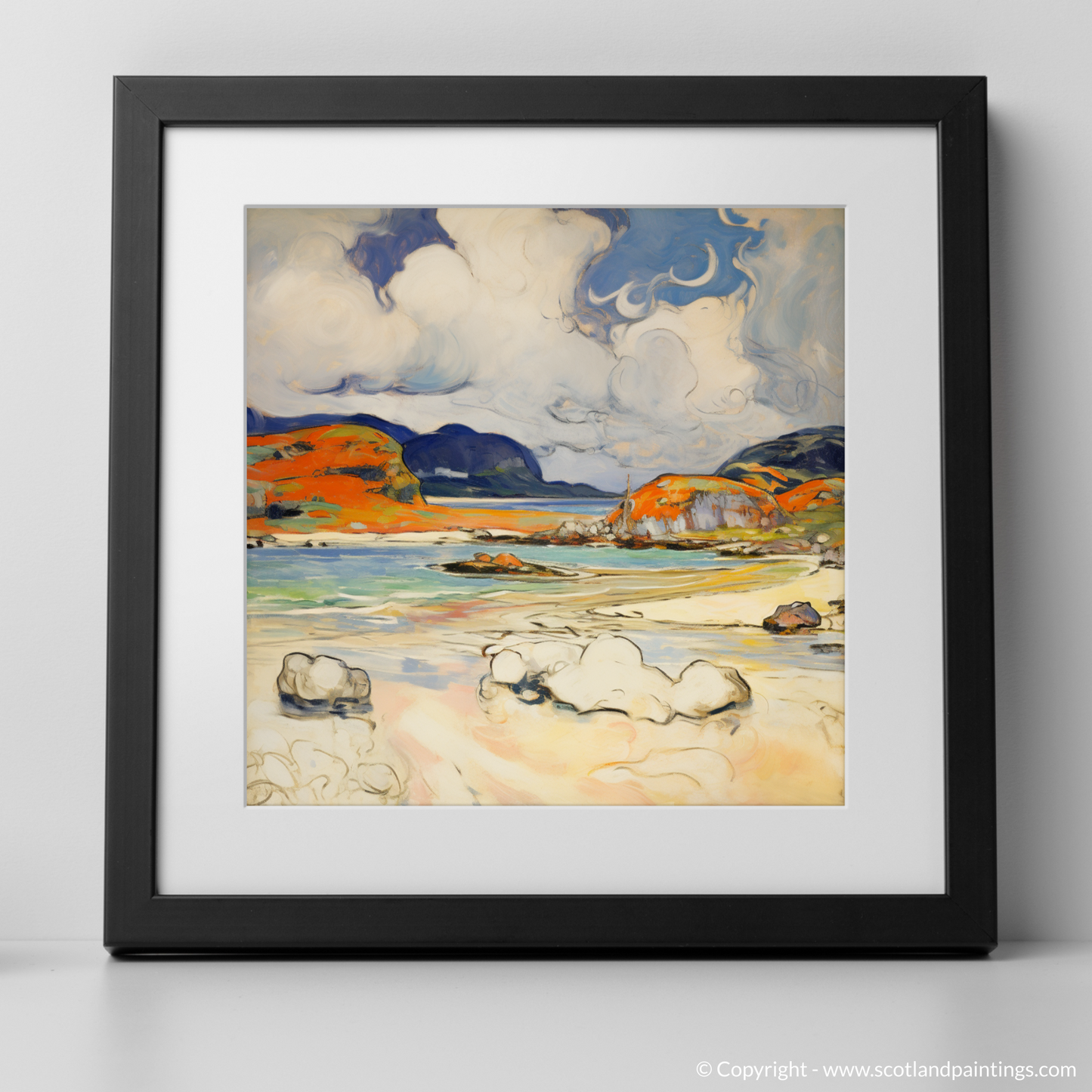 Stormy Elegance: Fauvist Interpretation of Morar's Silver Sands