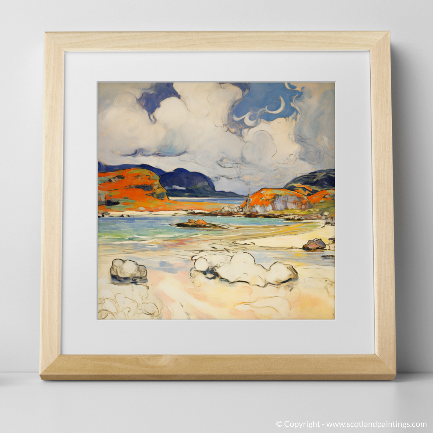 Stormy Elegance: Fauvist Interpretation of Morar's Silver Sands