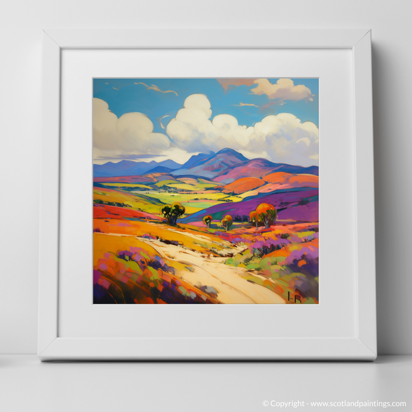 Majestic Ben Lawers: A Fauvist Ode to Scottish Mountains