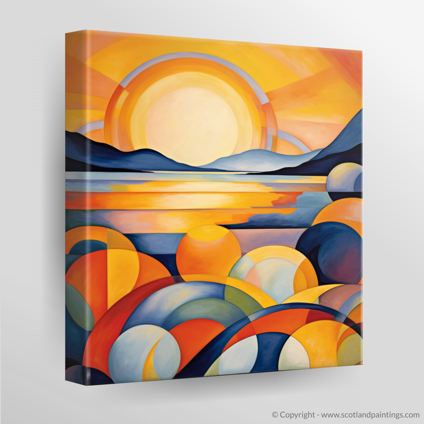 Arisaig Sunset Serenade: An Abstract Scottish Coast Dreamscape