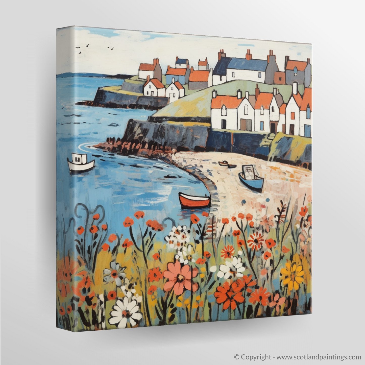 Crail Harbour Charms: A Naive Art Journey