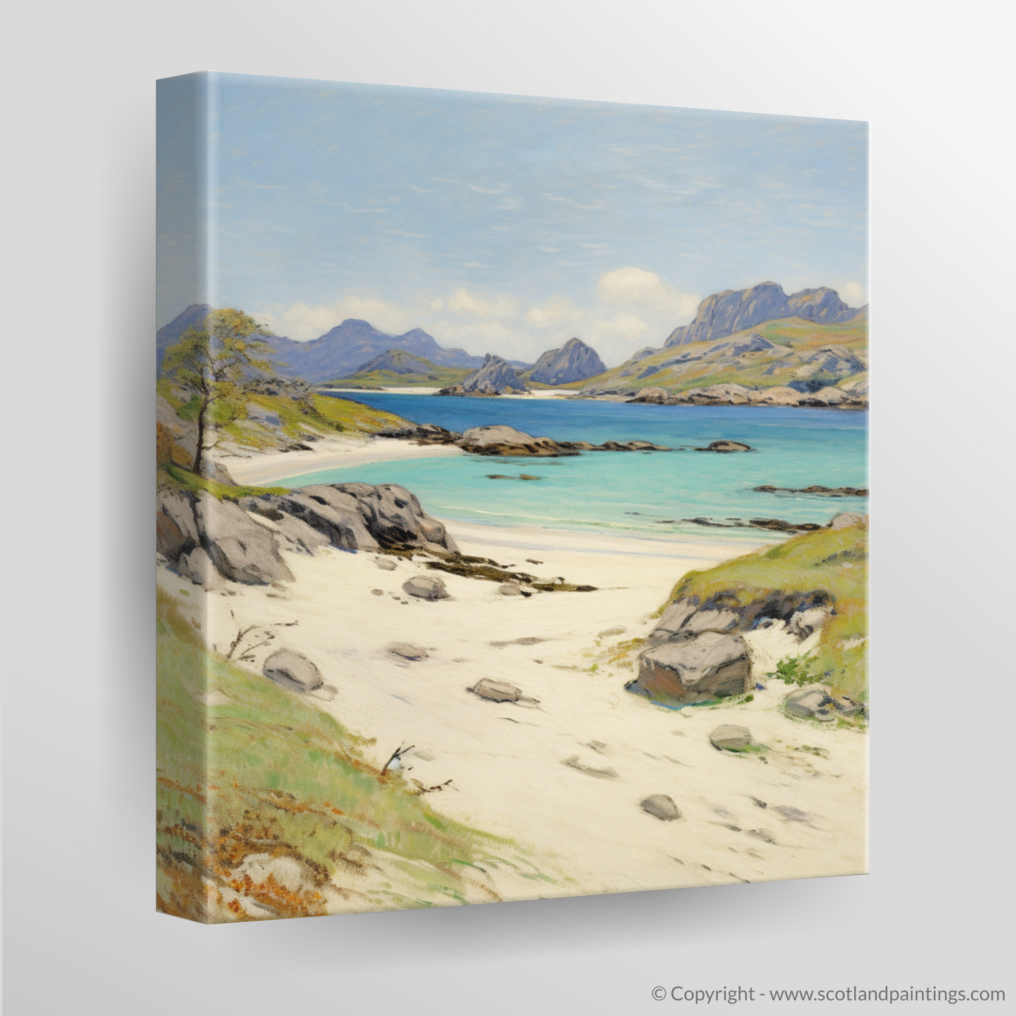 Achmelvich Bay Embrace: Dance of Colour and Light