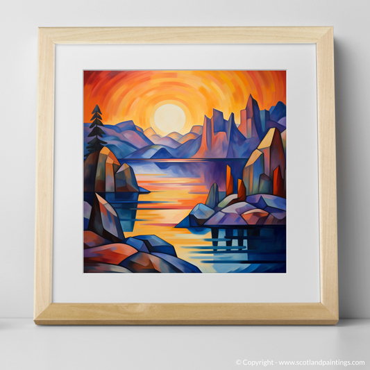 Cubist Sunset over Loch Spelve
