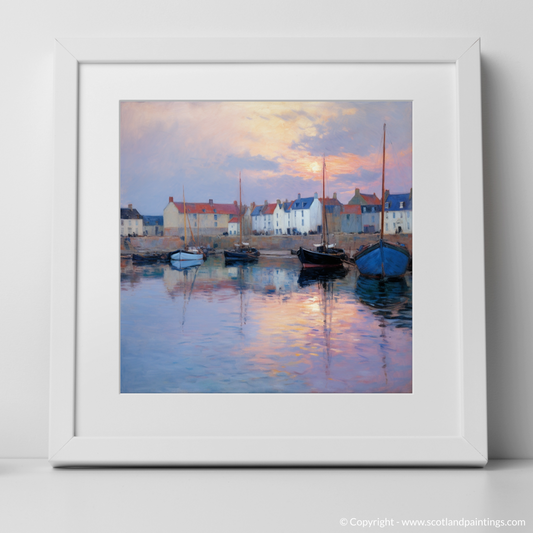 Dusk at Pittenweem Harbour: An Impressionistic Ode to Scottish Serenity