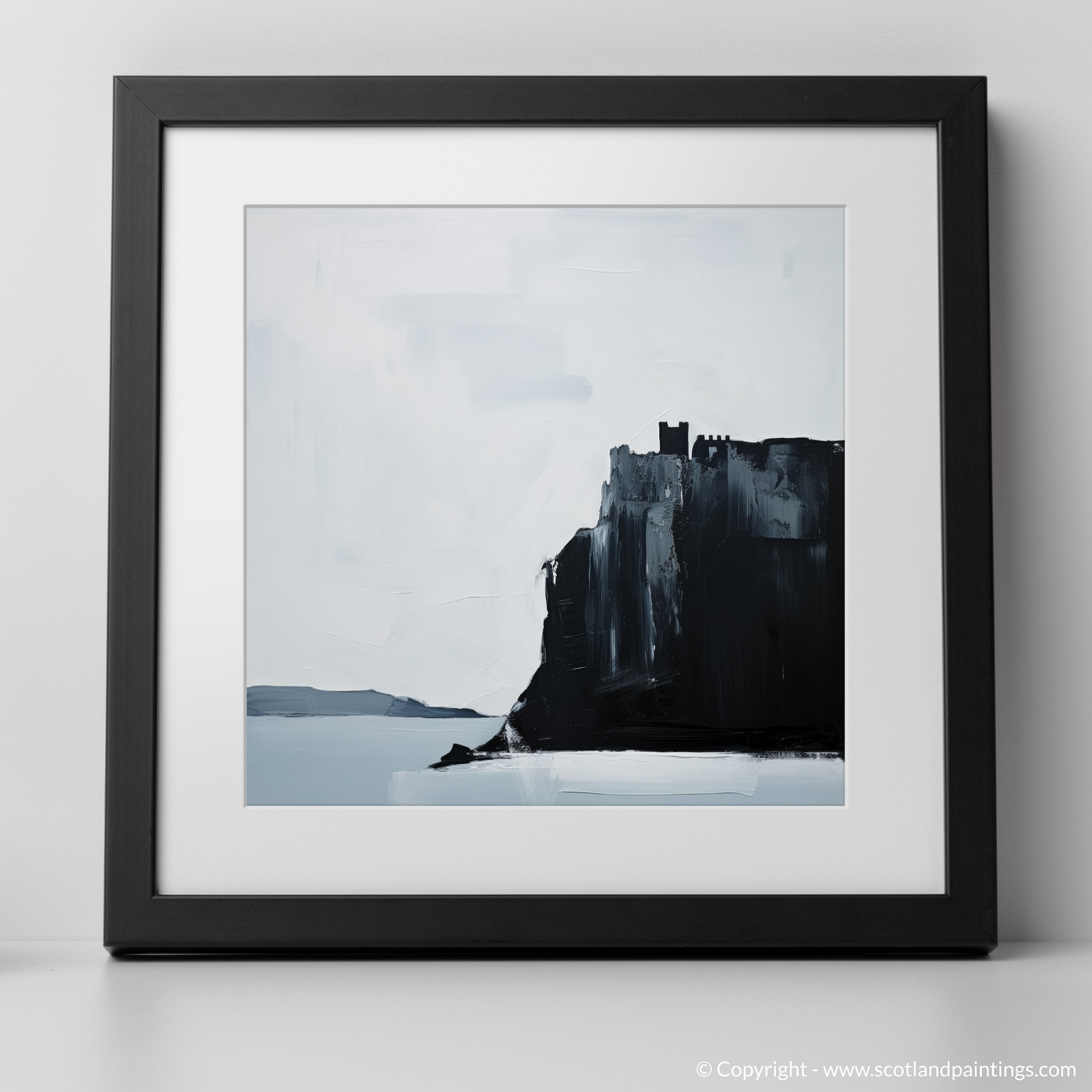 Minimalist Majesty: Dunnottar Castle on the Cliff