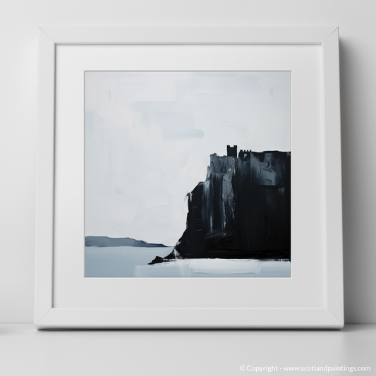 Minimalist Majesty: Dunnottar Castle on the Cliff