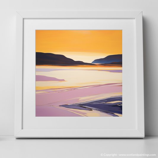 Golden Serenity of Balnakeil Bay: A Color Field Masterpiece