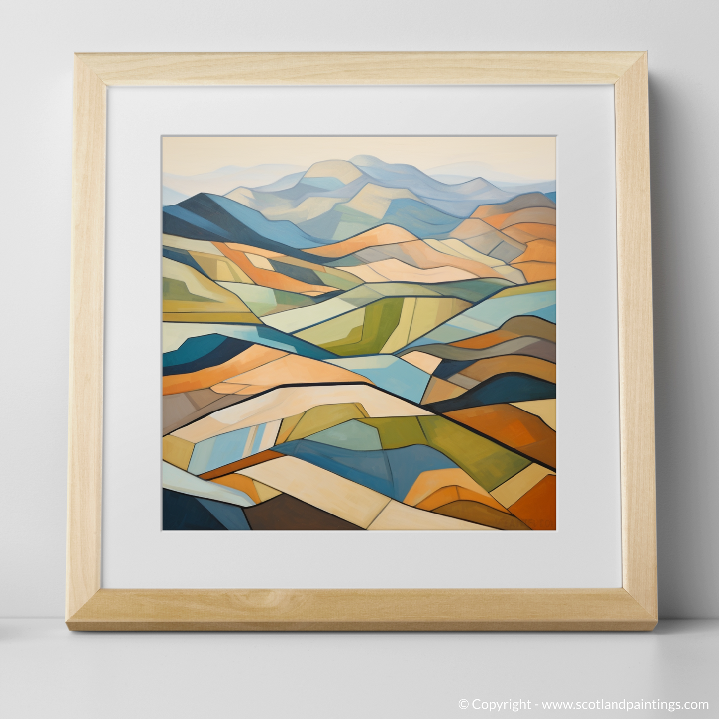 Cubist Rhapsody of Ben Lawers