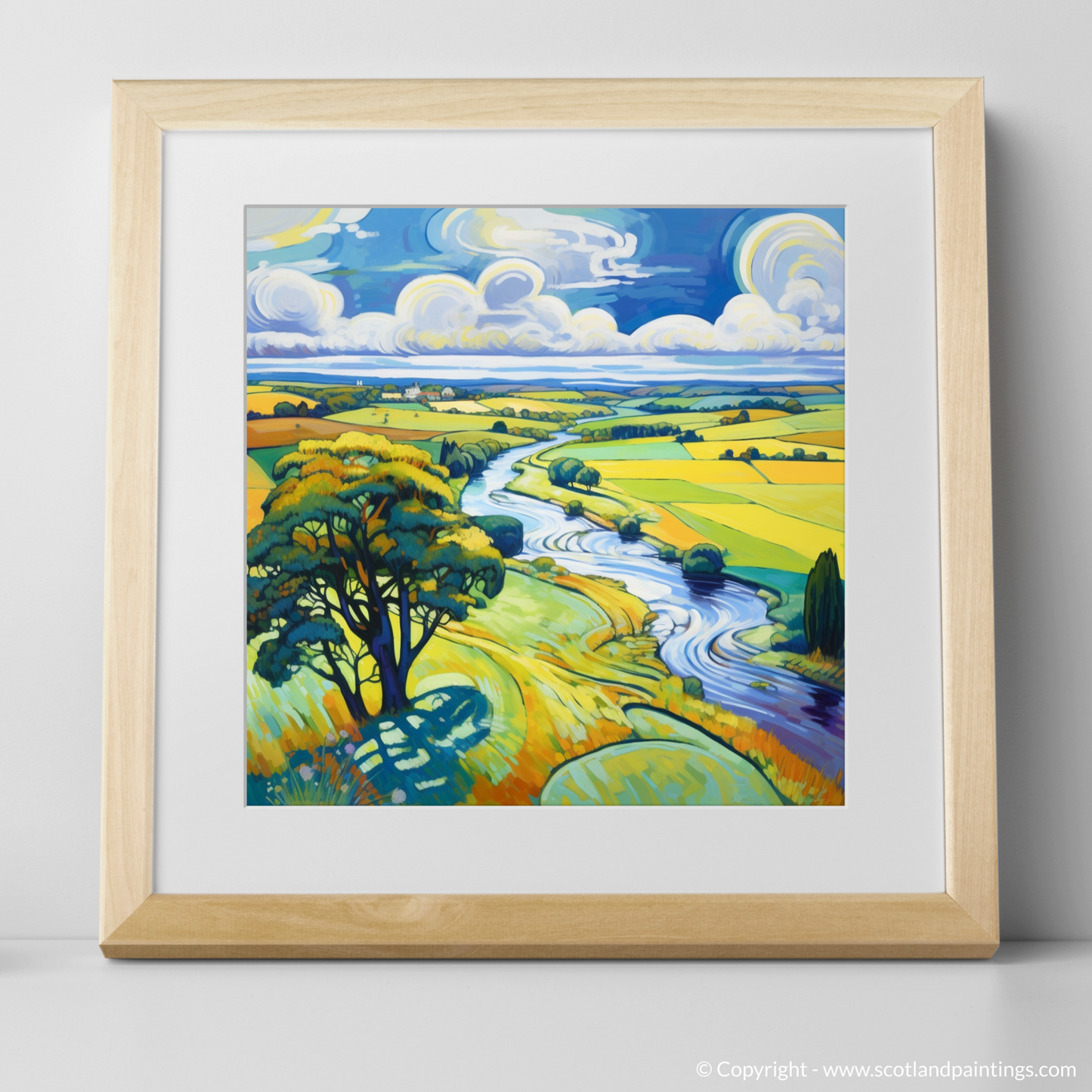 River Deveron Reverie: A Fauvist Tribute to Scottish Splendour