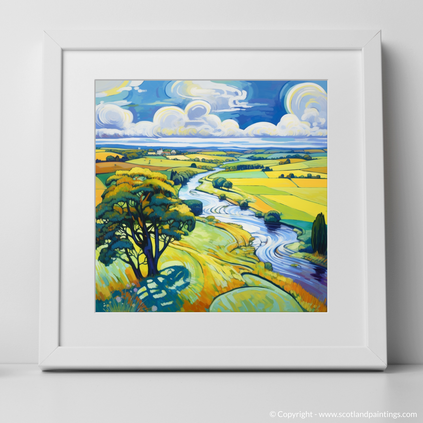 River Deveron Reverie: A Fauvist Tribute to Scottish Splendour