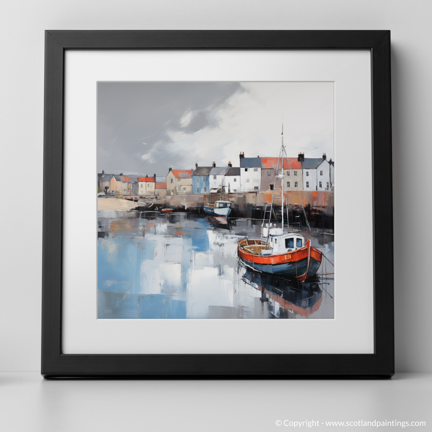 Stormy Serenity of North Berwick Harbour