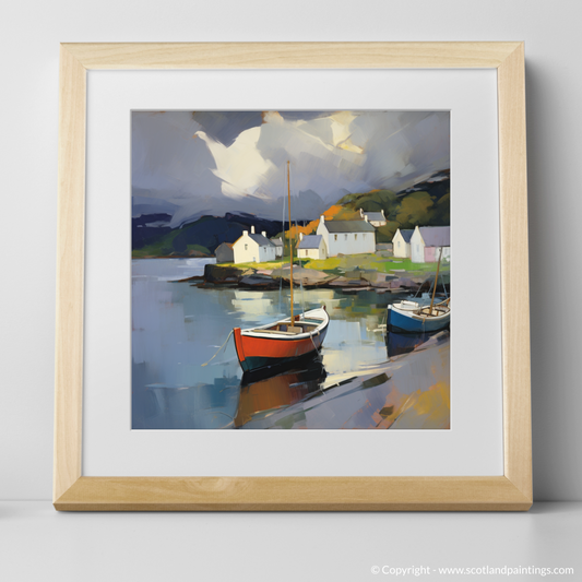 Storm Over Plockton Harbour: A Contemporary Scottish Seascape