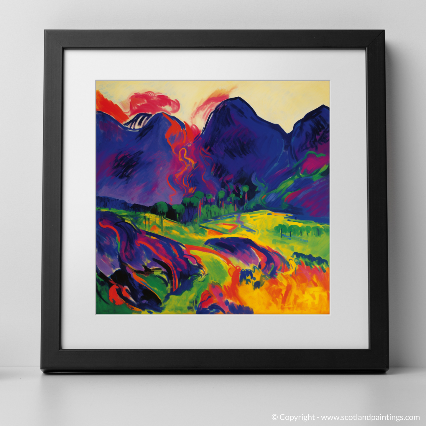 Vivid Highland Dreamscape: An Aonach Eagach Fauvist Odyssey