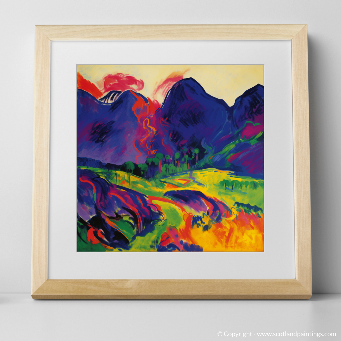 Vivid Highland Dreamscape: An Aonach Eagach Fauvist Odyssey