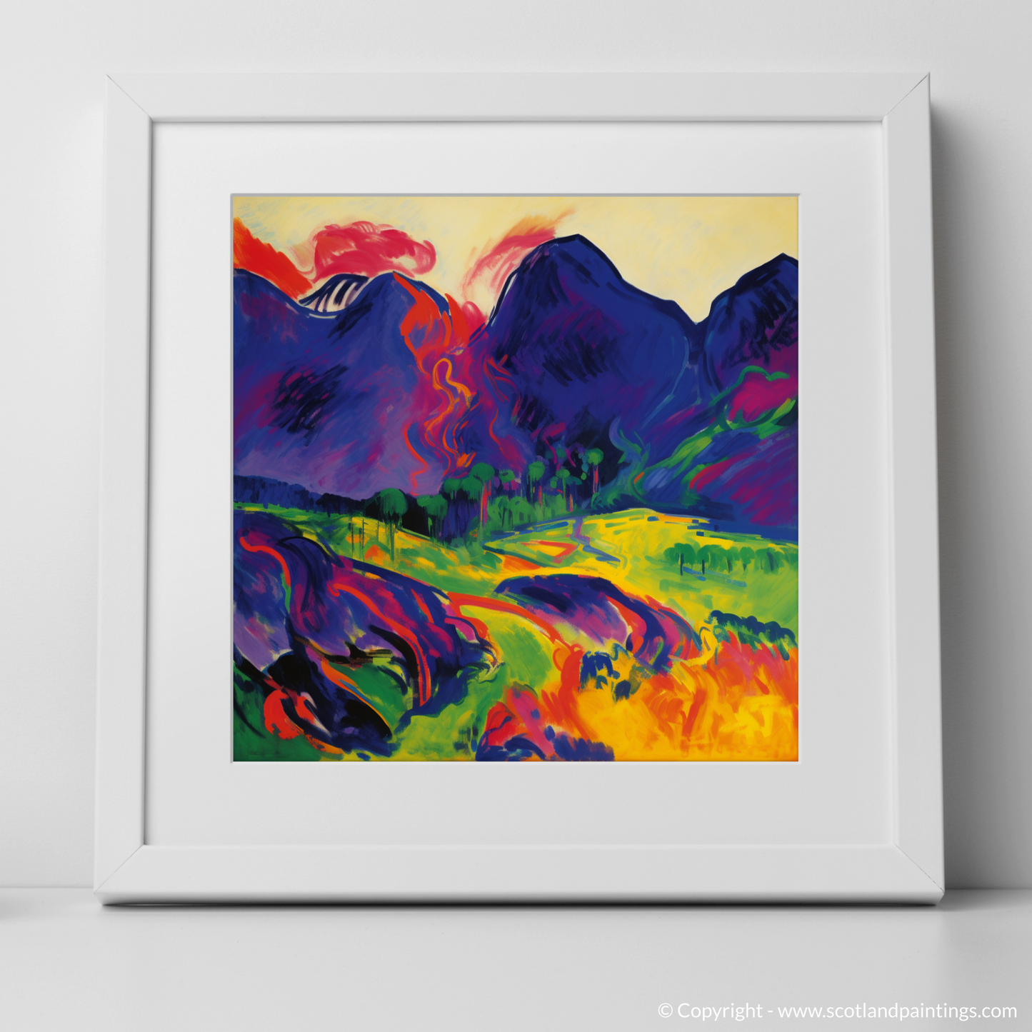 Vivid Highland Dreamscape: An Aonach Eagach Fauvist Odyssey