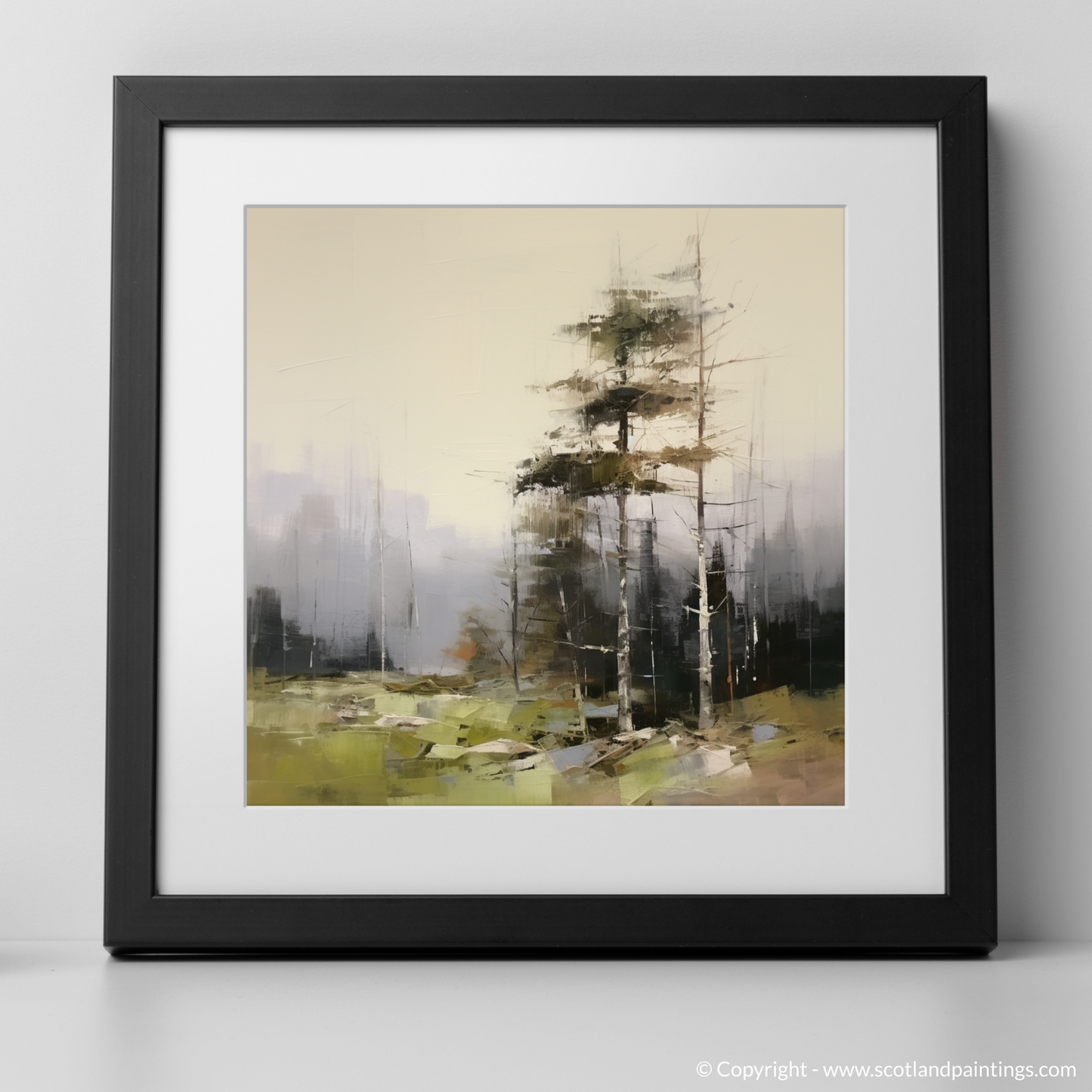 Mist and Mystery: A Minimalist Tribute to Morvern Forest