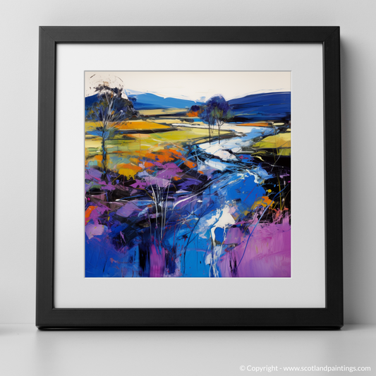 Riveting River Esk Essence - An Abstract Impressionist Journey