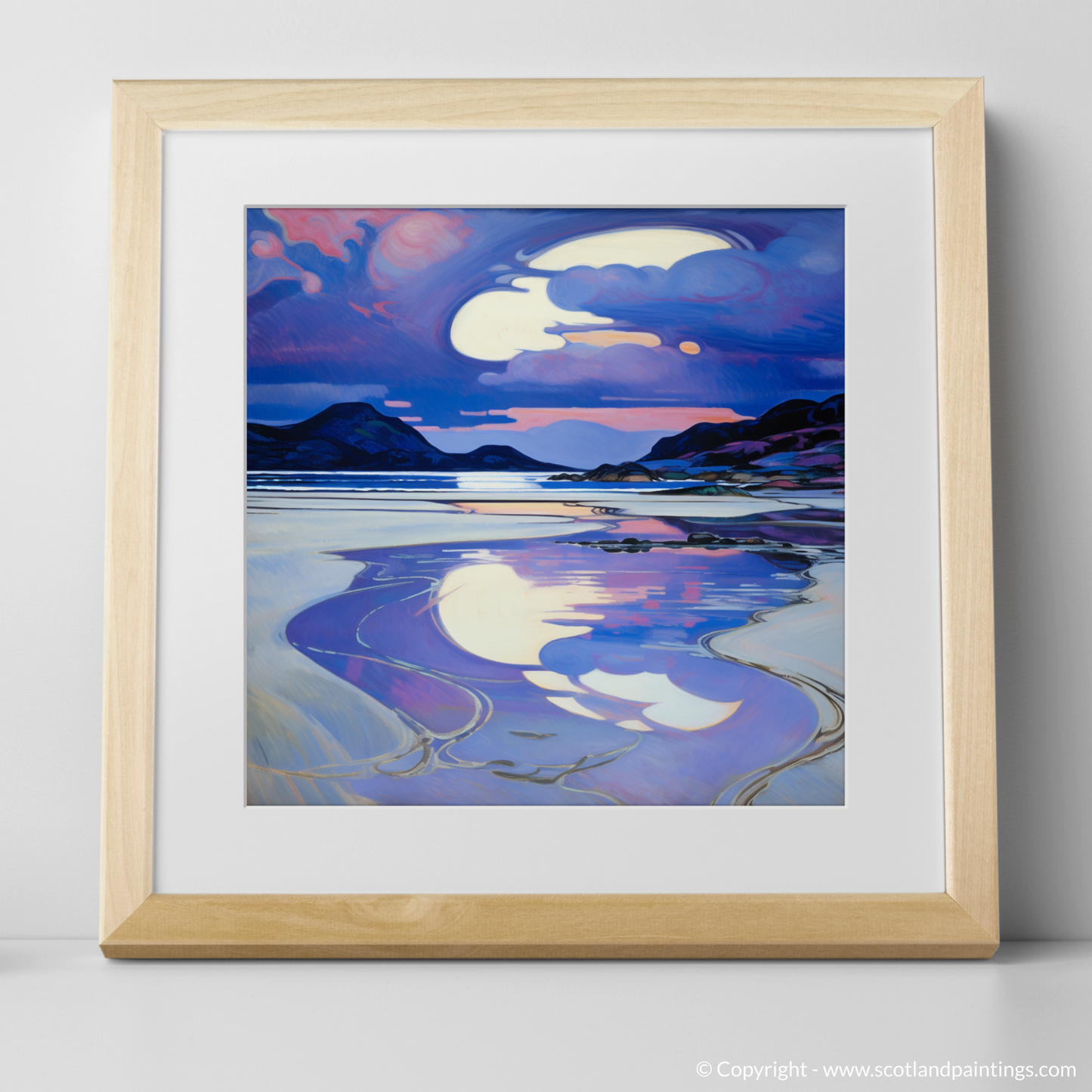 Dusk's Geometric Serenade at Silver Sands of Morar