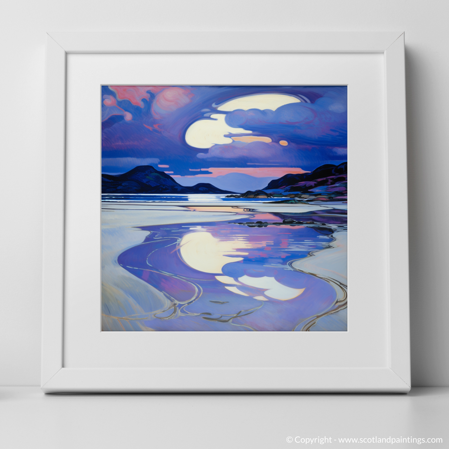 Dusk's Geometric Serenade at Silver Sands of Morar