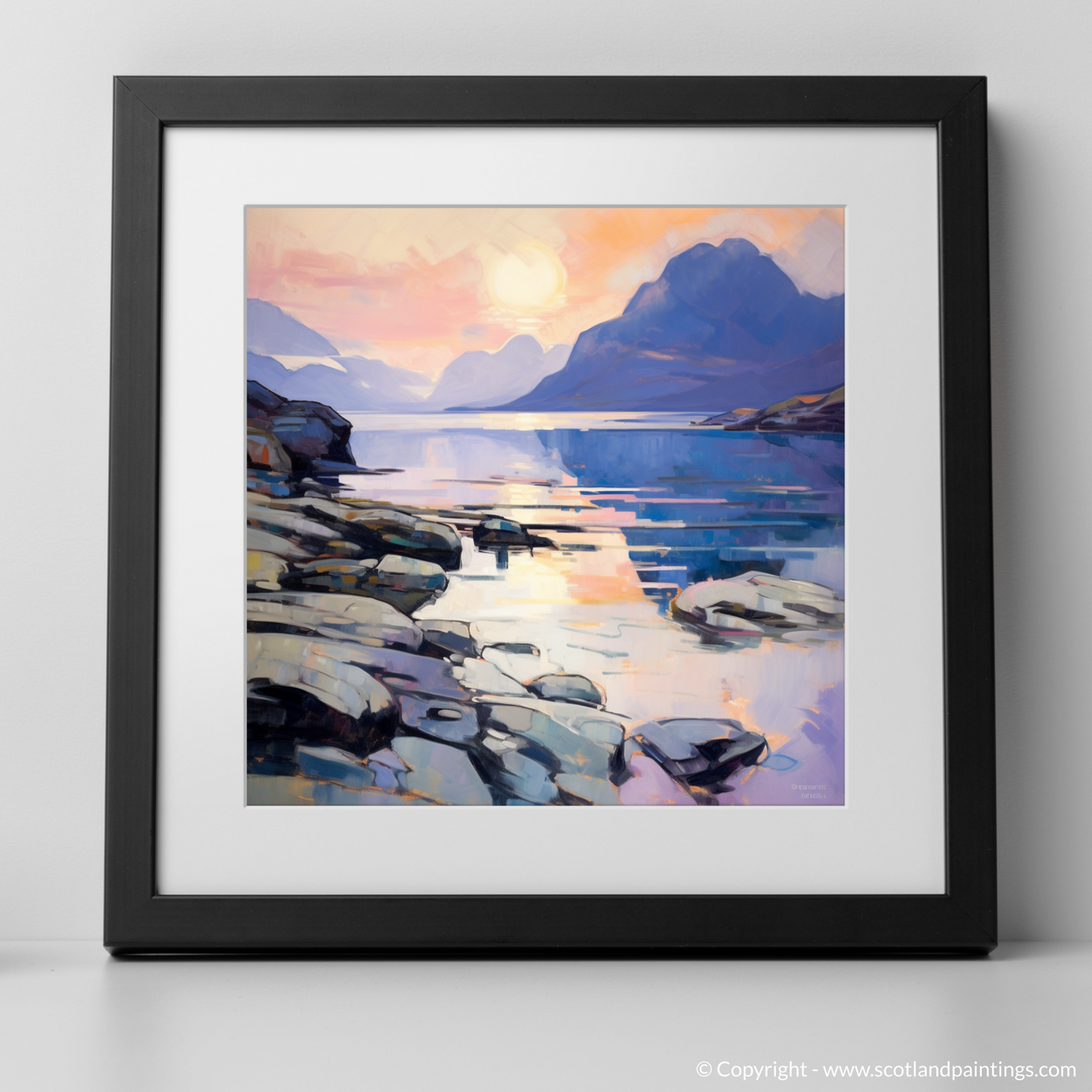 Dusk at Elgol Bay: An Impressionist Reverie