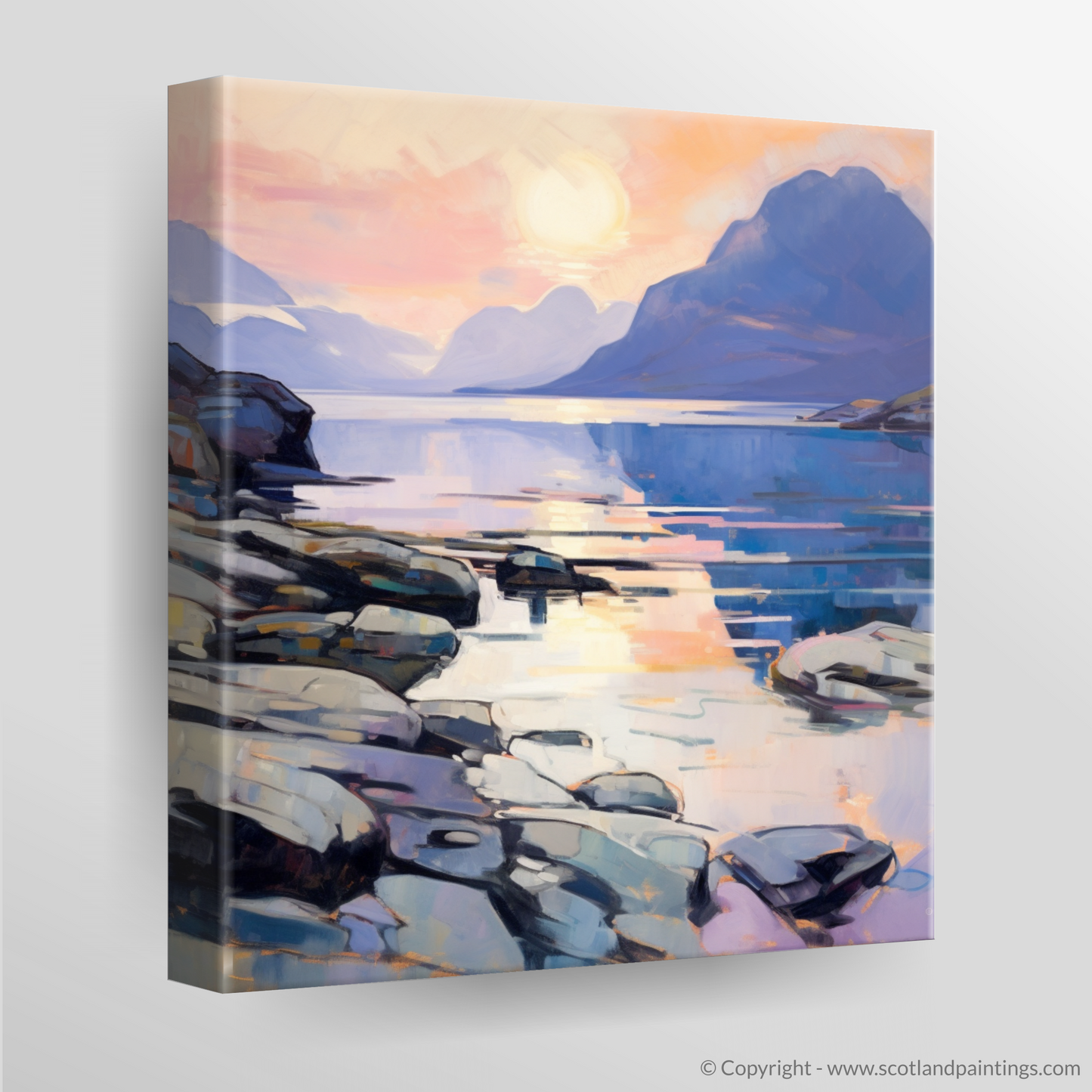 Dusk at Elgol Bay: An Impressionist Reverie