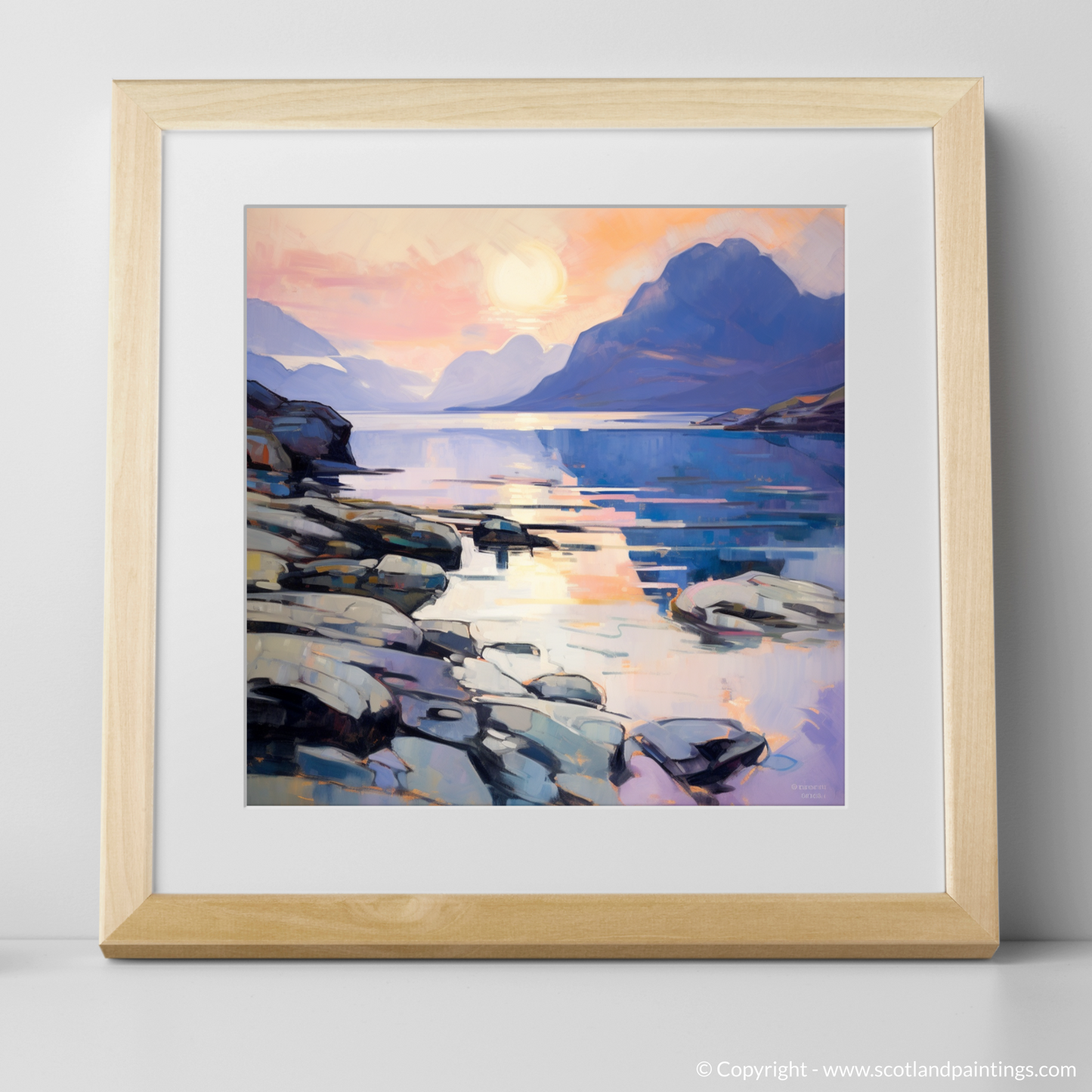 Dusk at Elgol Bay: An Impressionist Reverie