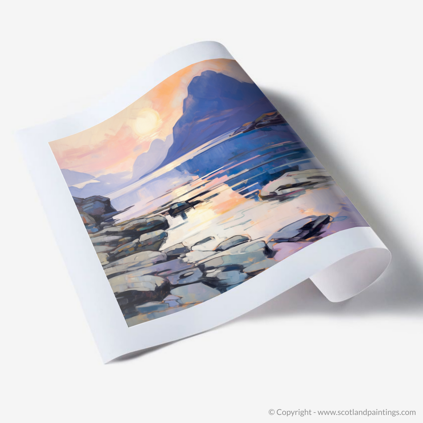 Dusk at Elgol Bay: An Impressionist Reverie