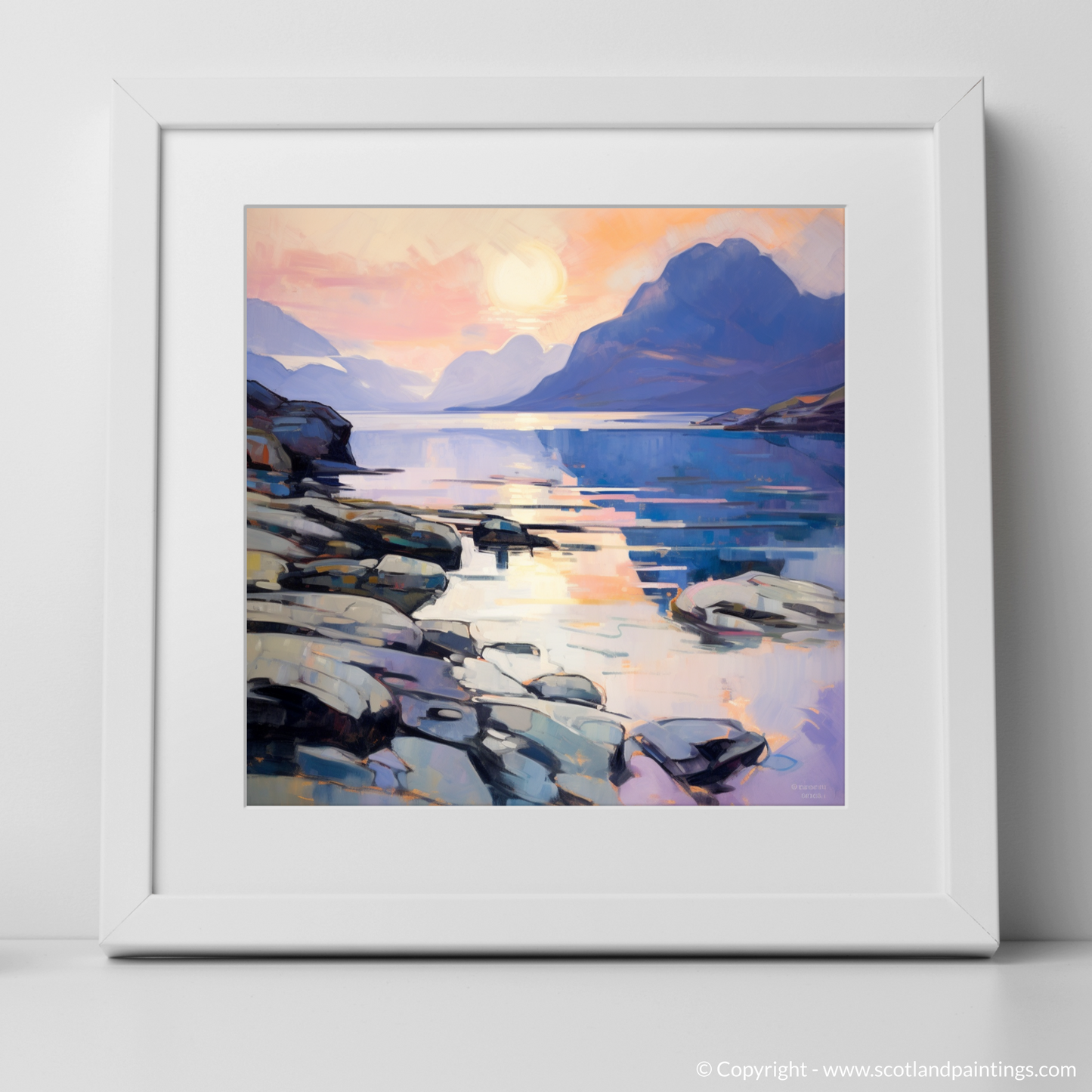 Dusk at Elgol Bay: An Impressionist Reverie