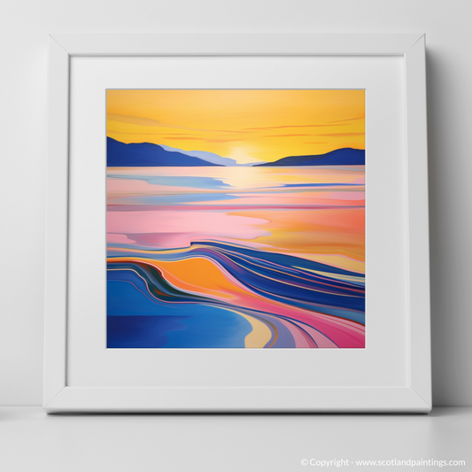 Golden Hour at Kiloran Bay: A Color Field Ode to Scottish Serenity