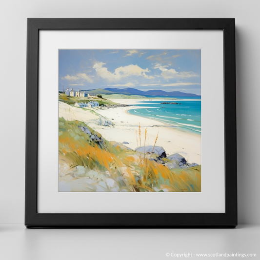 Escaping to Traigh Mhor: A Naive Art Tribute to Scottish Coastal Bliss