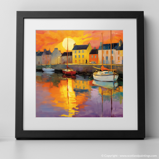 Sunset Blaze at Anstruther Harbour