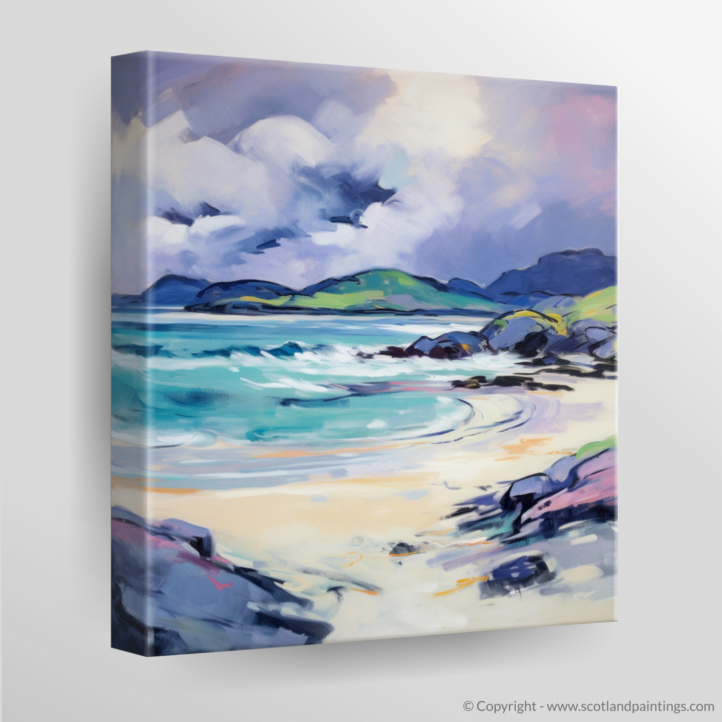 Storm's Embrace: The Fauvist Dance of Balnakeil Bay