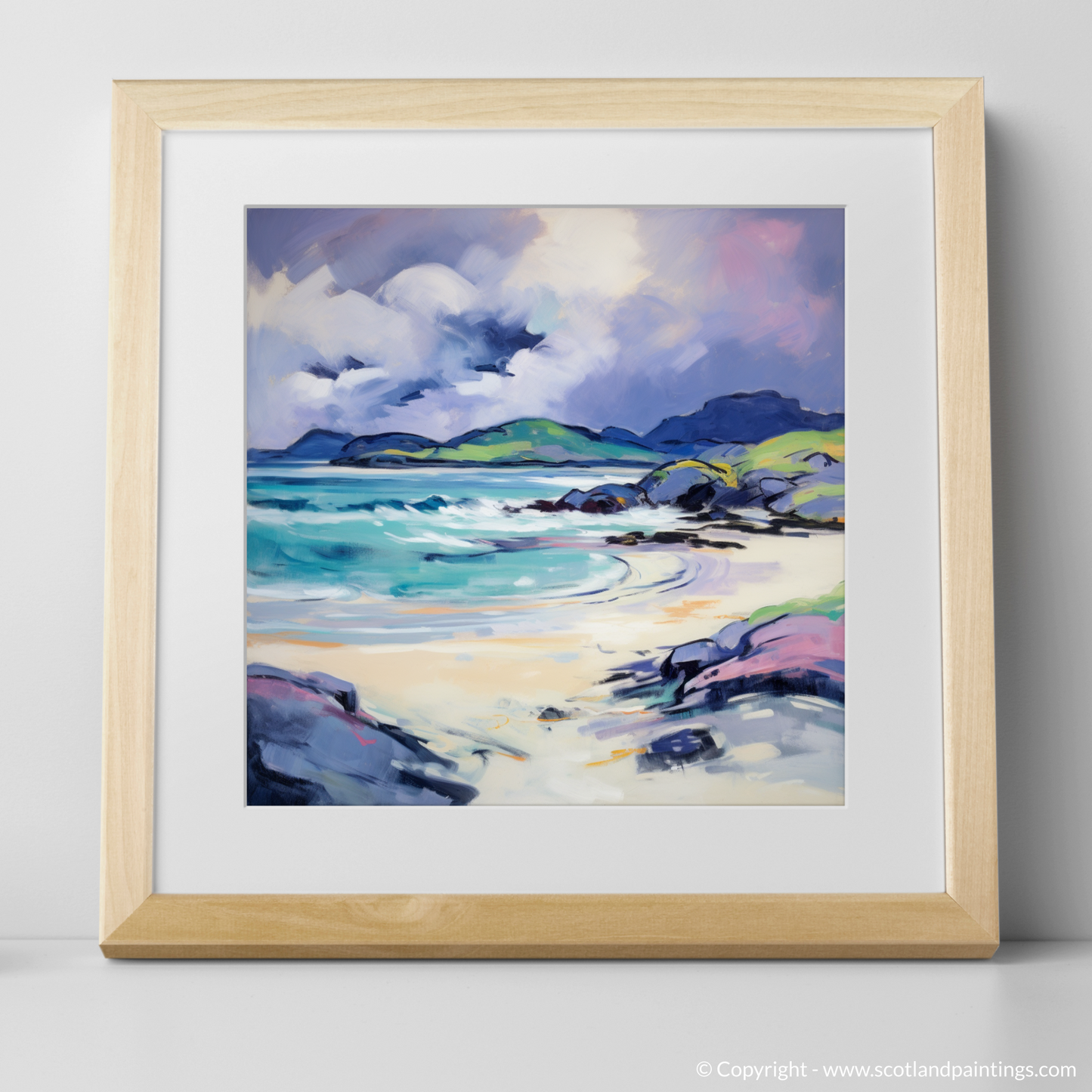 Storm's Embrace: The Fauvist Dance of Balnakeil Bay