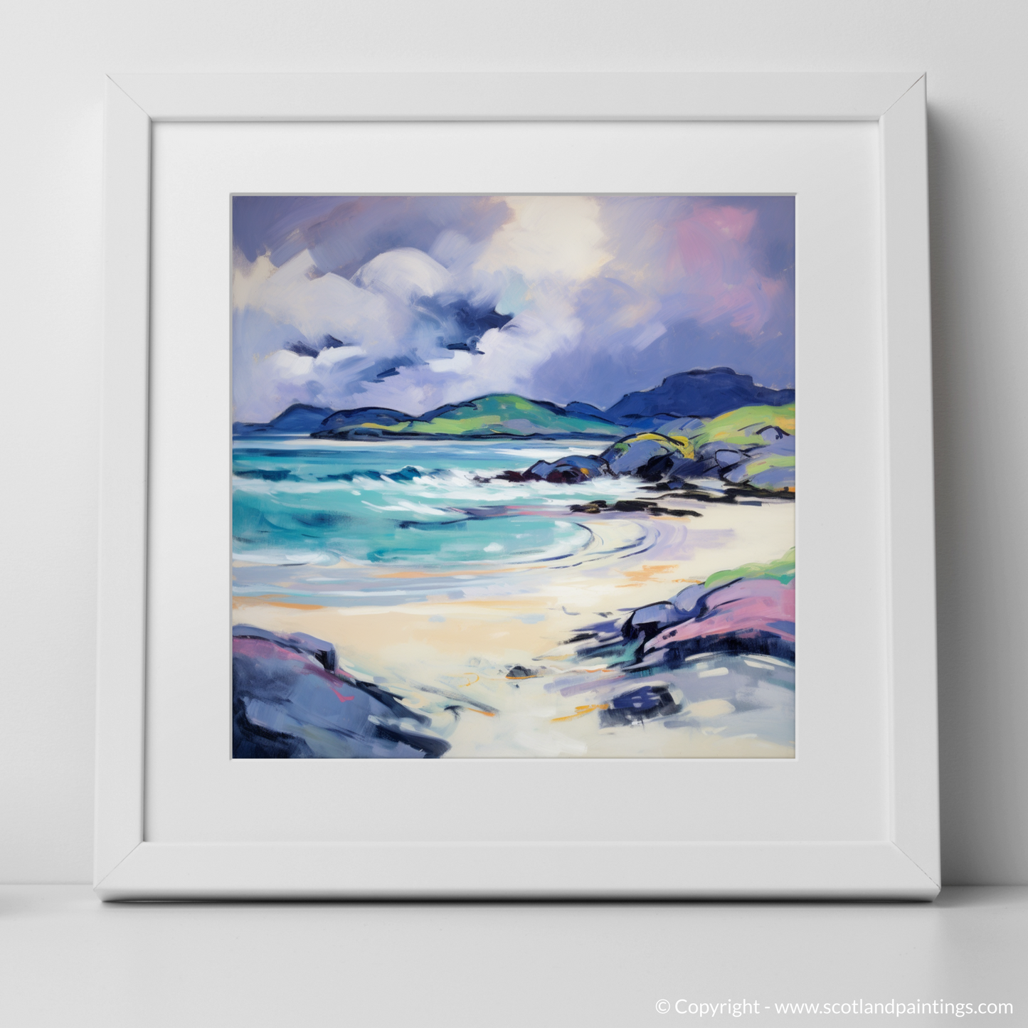 Storm's Embrace: The Fauvist Dance of Balnakeil Bay