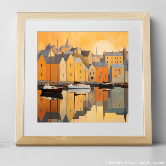 Tobermory Harbour at Twilight: A Minimalist Tribute