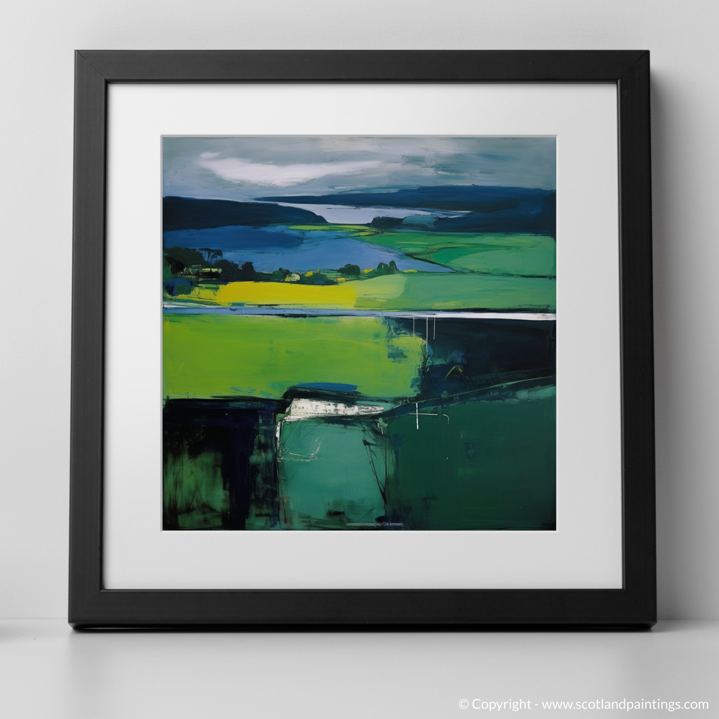 Storm over Loch Spelve: An Abstract Impressionist Interpretation