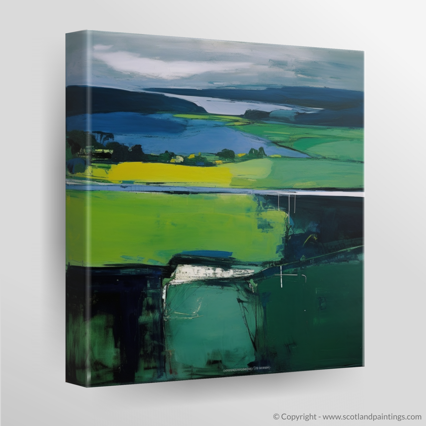 Storm over Loch Spelve: An Abstract Impressionist Interpretation