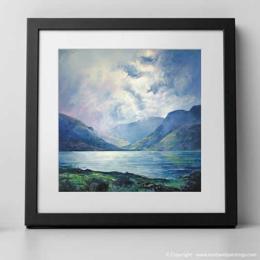 Loch Glencoul Serenity: A Colour Field Tribute to Scottish Wilderness