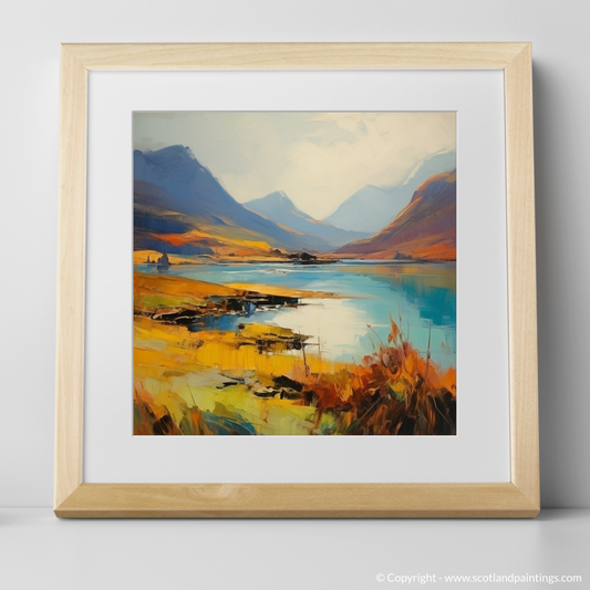 Highland Serenity: A Color Field Tribute to Glen Falloch