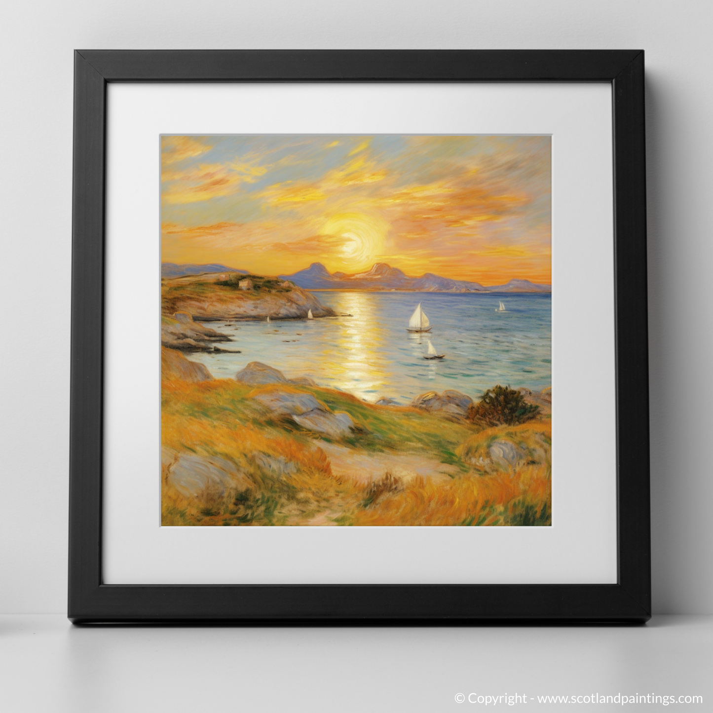 Golden Hour Grace: An Impressionist Journey to the Sound of Iona