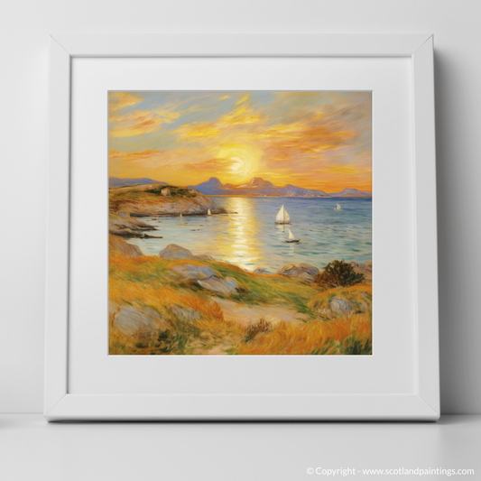 Golden Hour Grace: An Impressionist Journey to the Sound of Iona